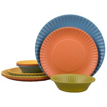 Orange hotsell melamine plates